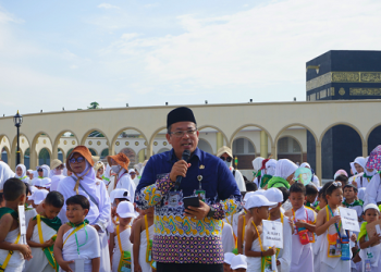 3.000 Siswa RA Se-Kota Surakarta Ikuti Pelatihan Manasik Haji di Obyek Wisata Religi Qolbu