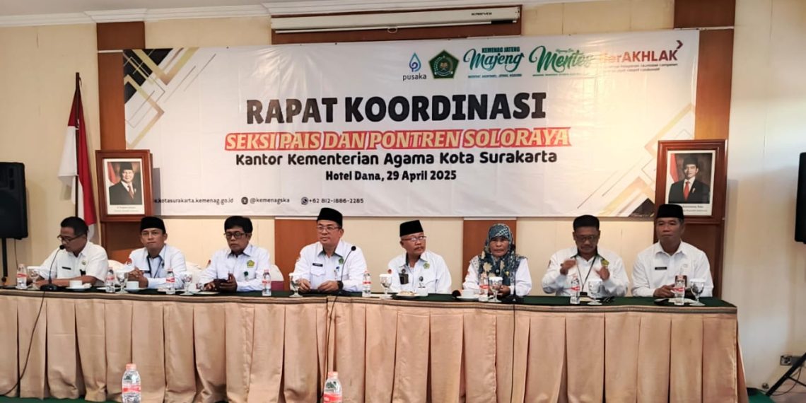 Rapat Koordinasi PAIS-PONTREN Soloraya, Kemenag Surakarta Tekankan Spirit Pelayanan