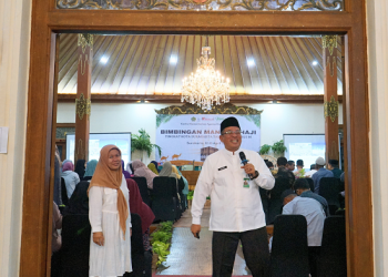 Hari Kedua Bimbingan Manasik Haji Tingkat Kota Surakarta Tahun 1446 H/ 2025 M Penuh Edukasi