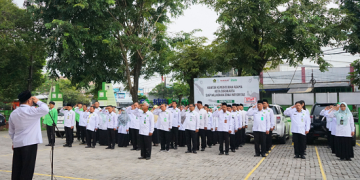 Penyegaran Organisasi dalam Penguatan Integritas Pegawai Melalui Apel Hormat Bendera
