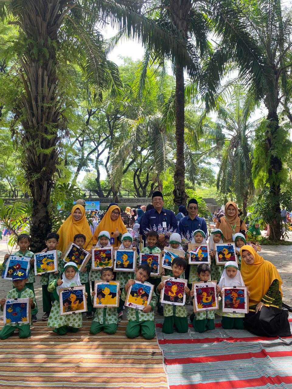 Ratusan Anak RA di Surakarta Meriahkan Gernasratik, Tanamkan Cinta Batik SejakDini