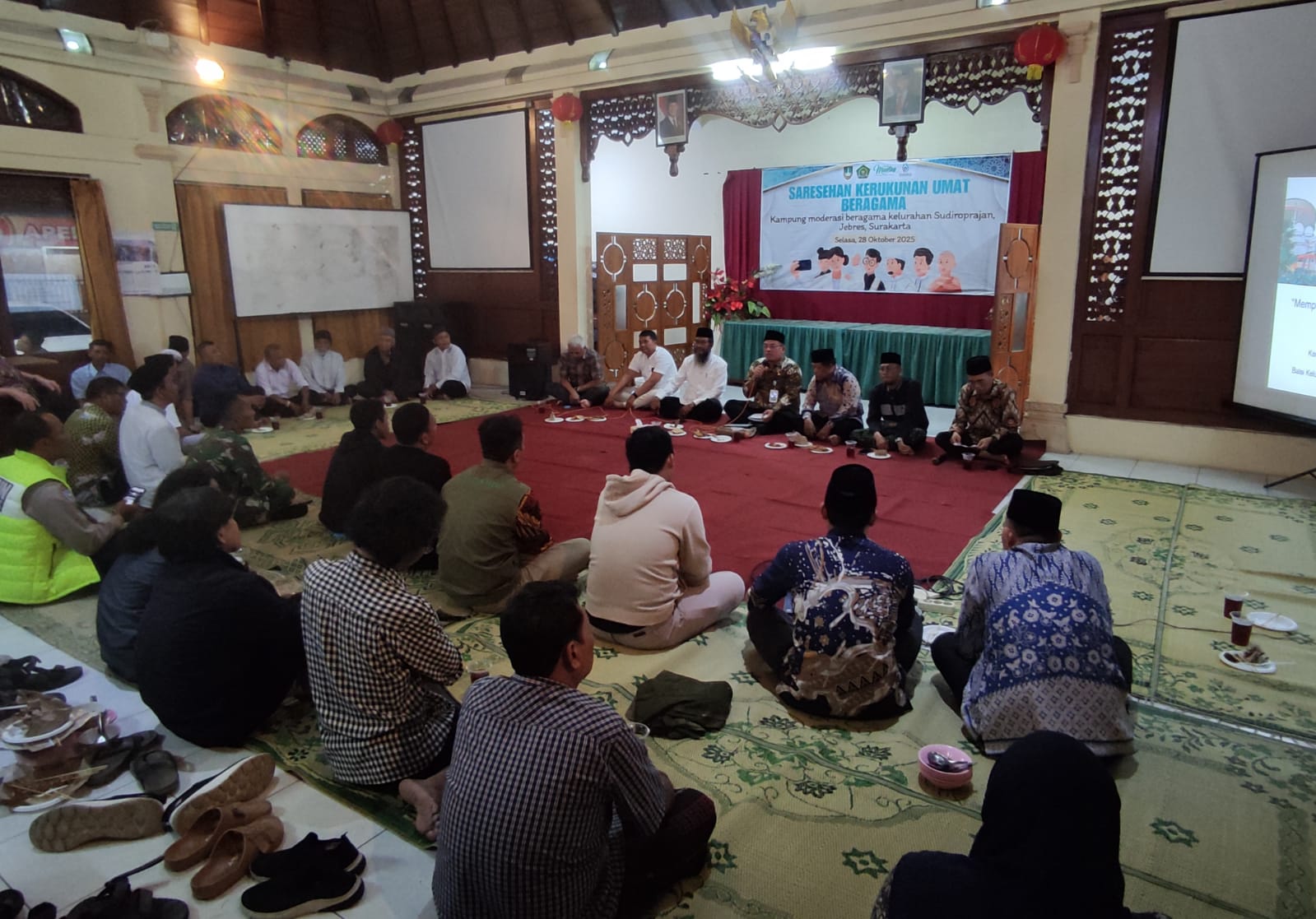 Sarasehan Moderasi Beragama di Sudiroprajan, Teguhkan Komitmen Toleransi dan Kebhinekaan