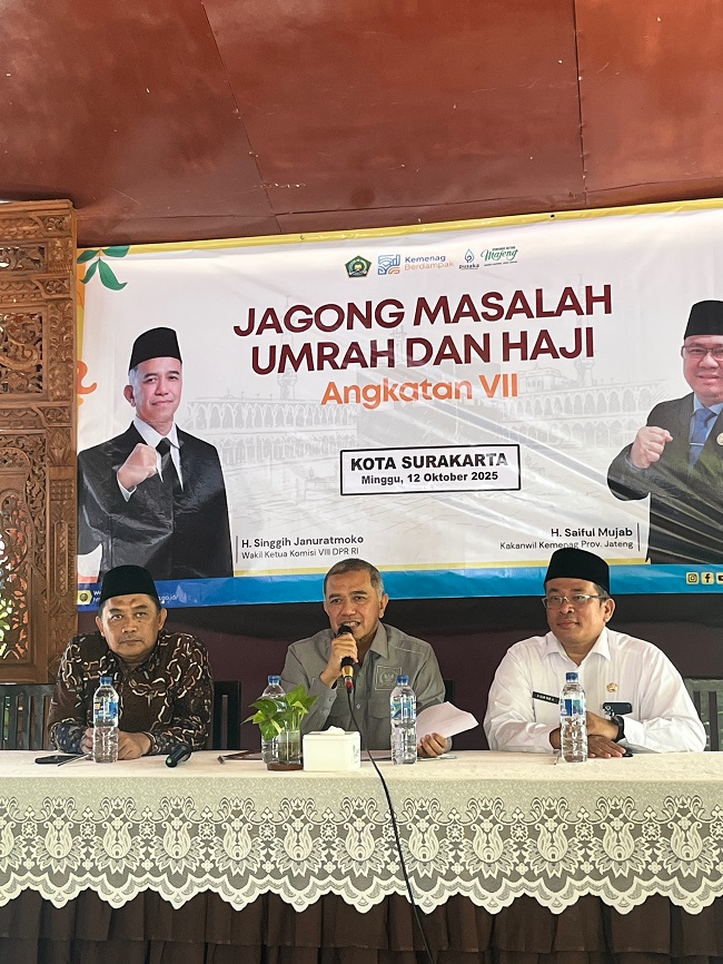 Jagongan Masalah Umrah dan Haji Solo, Usung Trisukses Pasca Revisi Undang-Undang