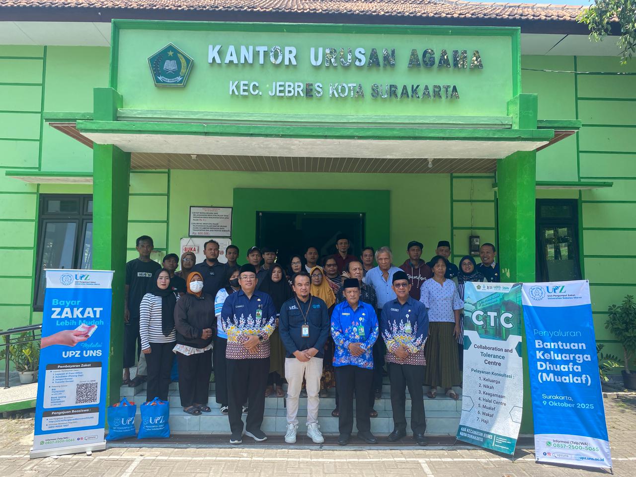 Perkuat Iman, KUA Jebres dan UPZ UNS Gelar Pembinaan Muallaf dan Pentasharufan Zakat