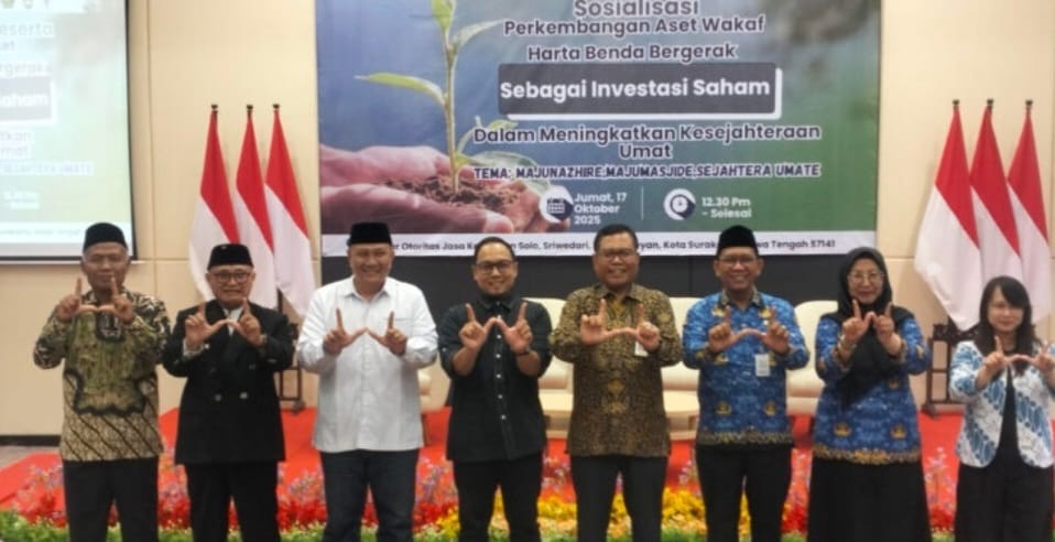 BWI Solo , Gelar Sekolah Saham Bertema Maju Nazhire , Maju Masjide Sejahtera Umate