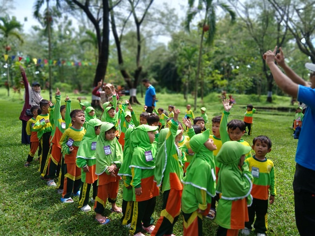 Bulan November, RA Miftahul Jannah Wujudkan Strategi Penguatan Karakter Siswa Lewat Outbound Edukatif