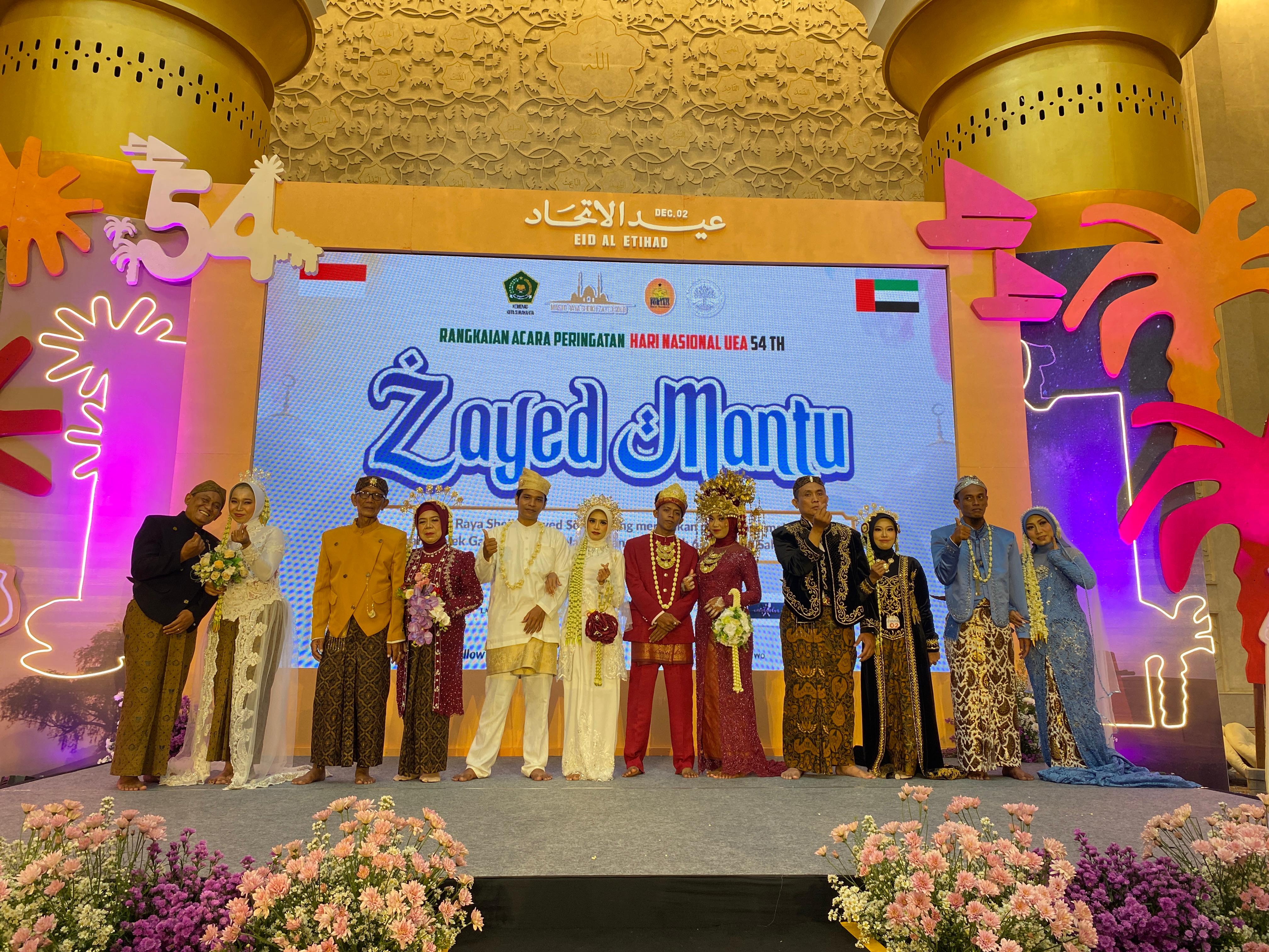 Khidmat dan Berkah: Enam Pasangan Resmi Menikah dalam Gelaran Zayed Mantu di Masjid Raya Sheikh Zayed Surakarta