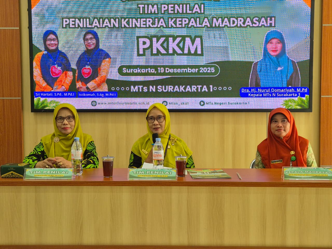 Sinergi dan Komitmen Tanpa Batas: MTsN Surakarta 1 Buktikan Kualitas dalam Penilaian Kinerja Kepala Madrasah