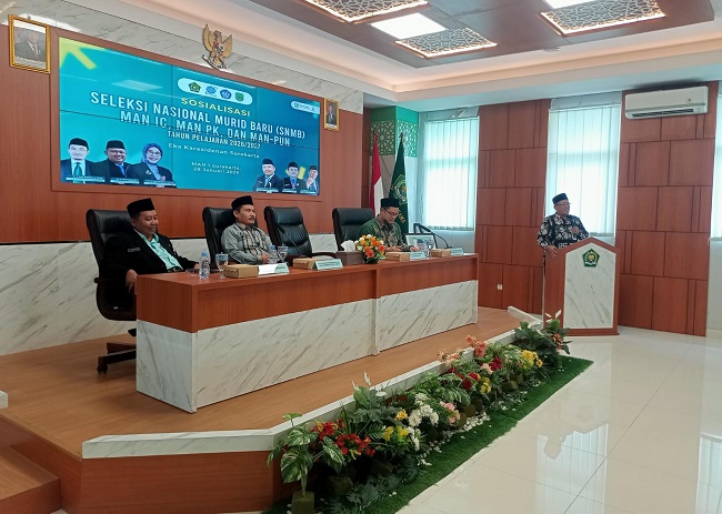 Perkuat Akses Pendidikan Unggulan, MAN 1 Surakarta Gelar Sosialisasi SNMB 2026 Bagi Kepala Madrasah Se-Solo Raya