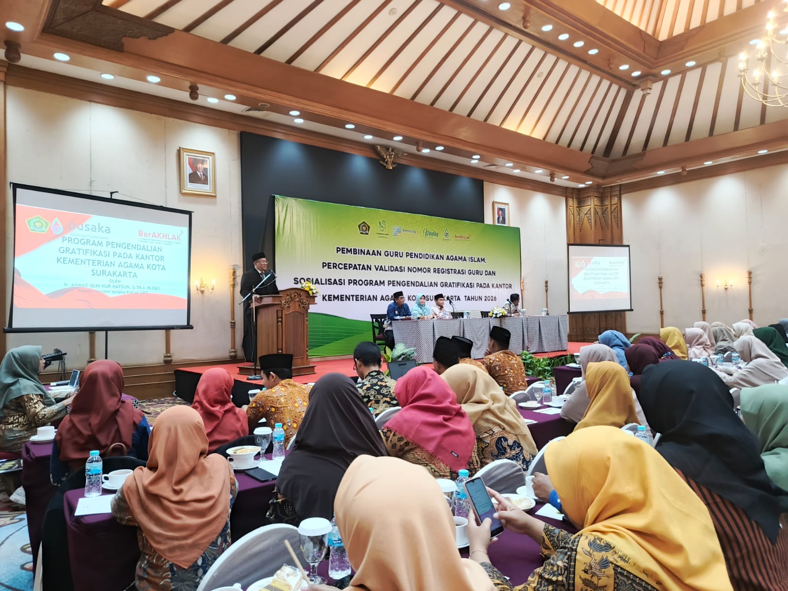 Percepat Validasi NRG dan Sosialisasi Pengendalian Gratifikasi, Kemenag Surakarta Perkuat Kinerja Guru PAI