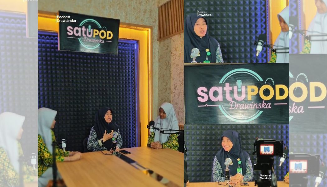 SATUPOD Drawinska Resmi Mengudara sebagai “Corong” Kreativitas MTsN Surakarta 1