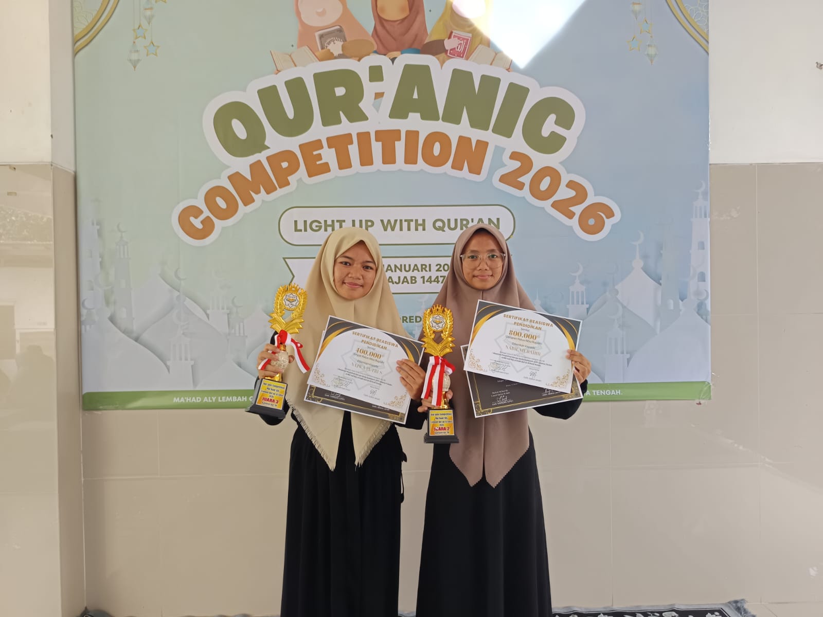 Santri Putri MA Muhammadiyah Surakarta Raih Prestasi di Qur’anic Competition Klaten