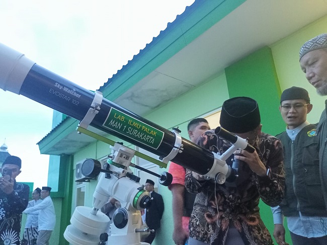 Sambut Ramadan 1447 H, Kemenag Surakarta Gelar Rukyatul Hilal Di Observatorium Asy-Syi’ra MAN 1 Surakarta