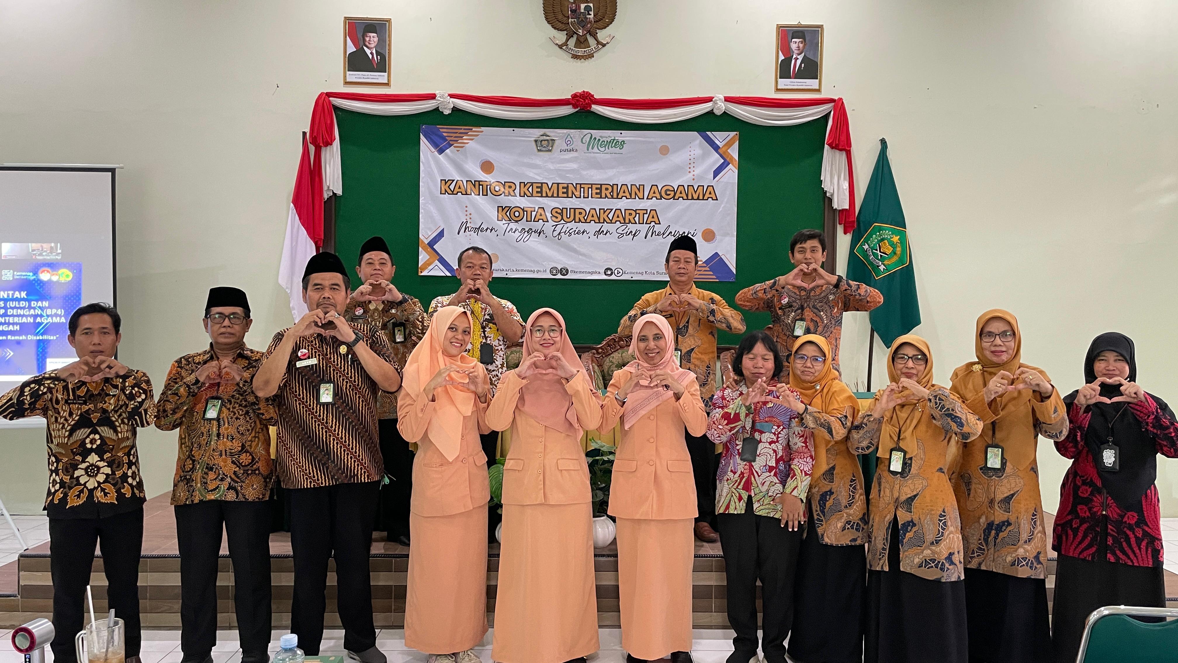 Kemenag Surakarta Perkuat Layanan Inklusif melalui Peresmian Unit Layanan Disabilitas