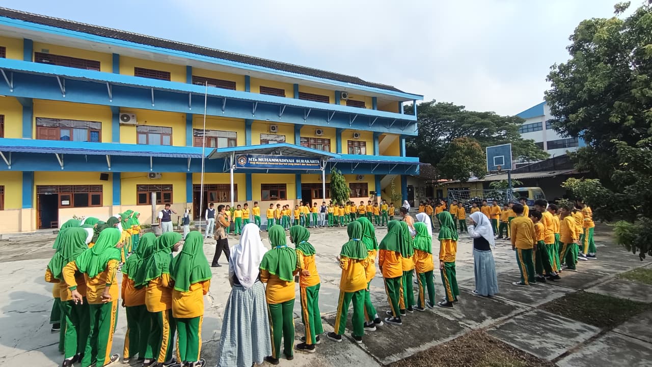 Kolaborasi Pendidikan: MTs Muhammadiyah Surakarta Ajak Siswa SD Muhammadiyah 8 Rasakan Serunya Trial Class dan Tryout TKA
