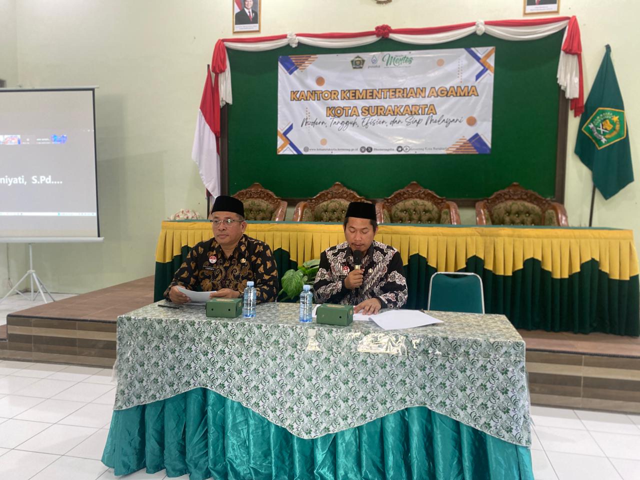 Kemenag Kota Surakarta Matangkan Persiapan Pembinaan oleh Kakanwil Jateng