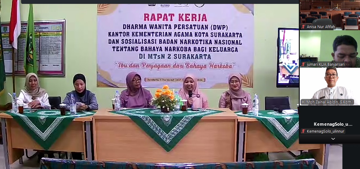 Kemenag Surakarta Gandeng BNN, Perkuat Ketahanan Keluarga Lawan Bahaya Narkoba