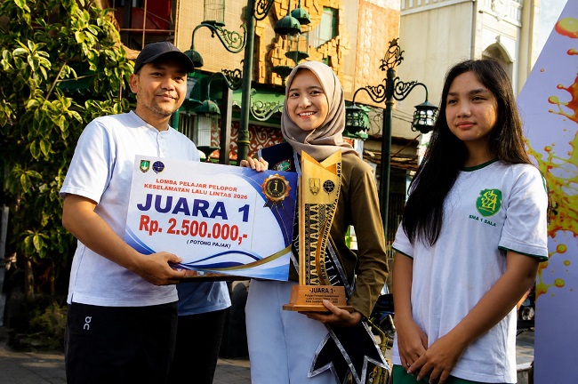 SIAGA Dan PANDU, Hantarkan Siswi MAN 1 Surakarta Juara LLAJ Tingkat Kota Surakarta