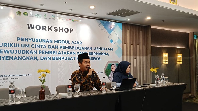 MAN 2 Surakarta Kupas Growth Mindset Dan Fixed Mindset Dalam Workshop Penyusunan Modul Ajar Berbasis Kurikulum Cinta