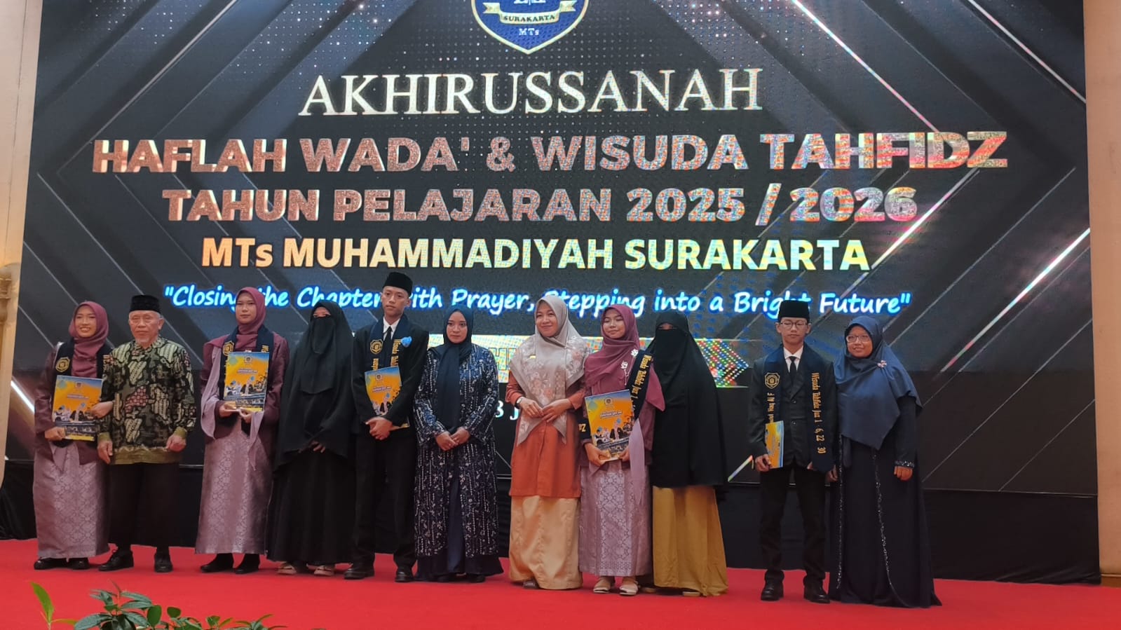 43 Lulusan Dilepas, MTs Muhammadiyah Surakarta Cetak Generasi Qurani dengan Hafalan Hingga 25 Juz