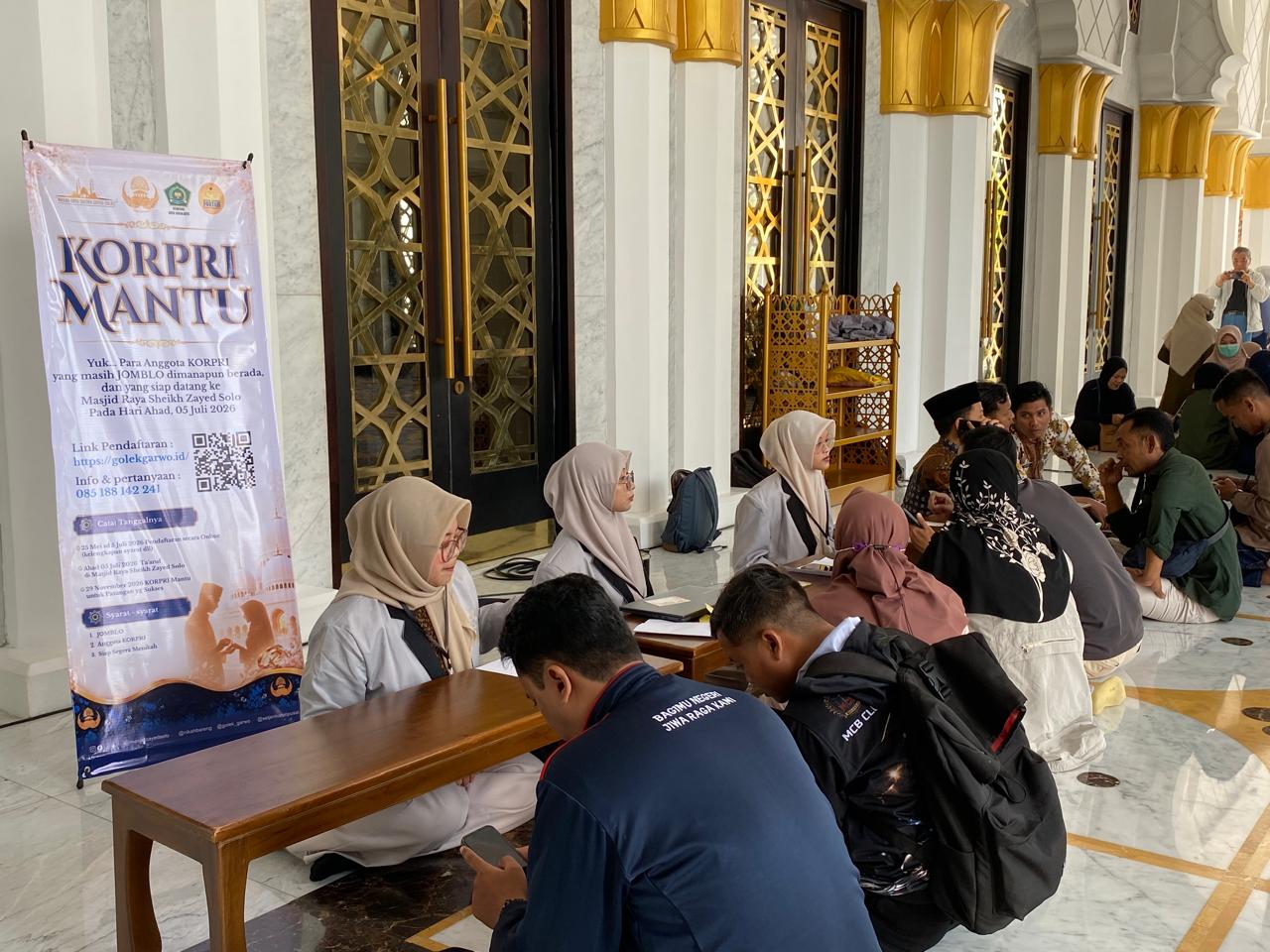 Golek Garwo Edisi #4 “KORPRI Mantu” Ratusan ASN Berani Jemput Jodoh Halal di Masjid Raya Sheikh Zayed