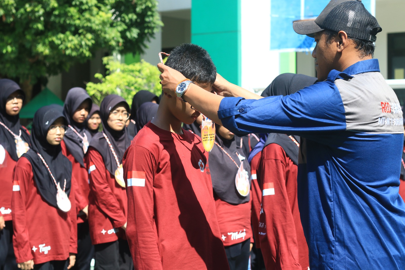 Diklat PMR Madya MTsN 1 Surakarta Tanamkan Jiwa Kemanusiaan dan Kesiapsiagaan Siswa