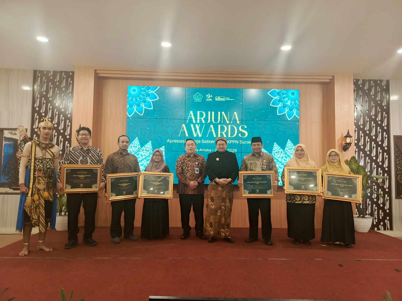 Kemenag Surakarta Borong Lima Penghargaan Arjuna Award Semester I 2026 dari KPPN