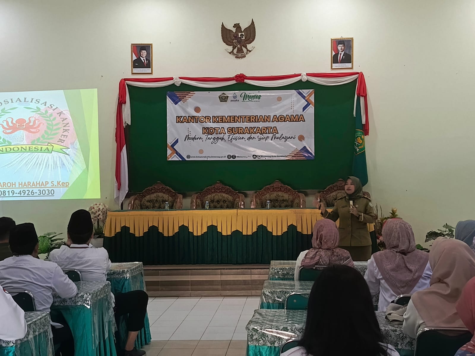 Tingkatkan Kesadaran Kesehatan Pegawai, Kemenag Surakarta Fasilitasi Sosialisasi Pencegahan Kanker