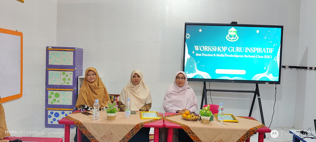 Tingkatkan Kualitas Pendidik, K2 RA Banjarsari Bedah Best Practice Dan Media Pembelajaran KBC