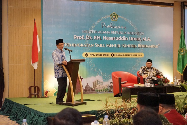 Soroti Tantangan Dan Isu Strategis Kemenag, Menag Tinggalkan Nasihat Jangan Menarik Kesimpulan Saat Sedang Emosional