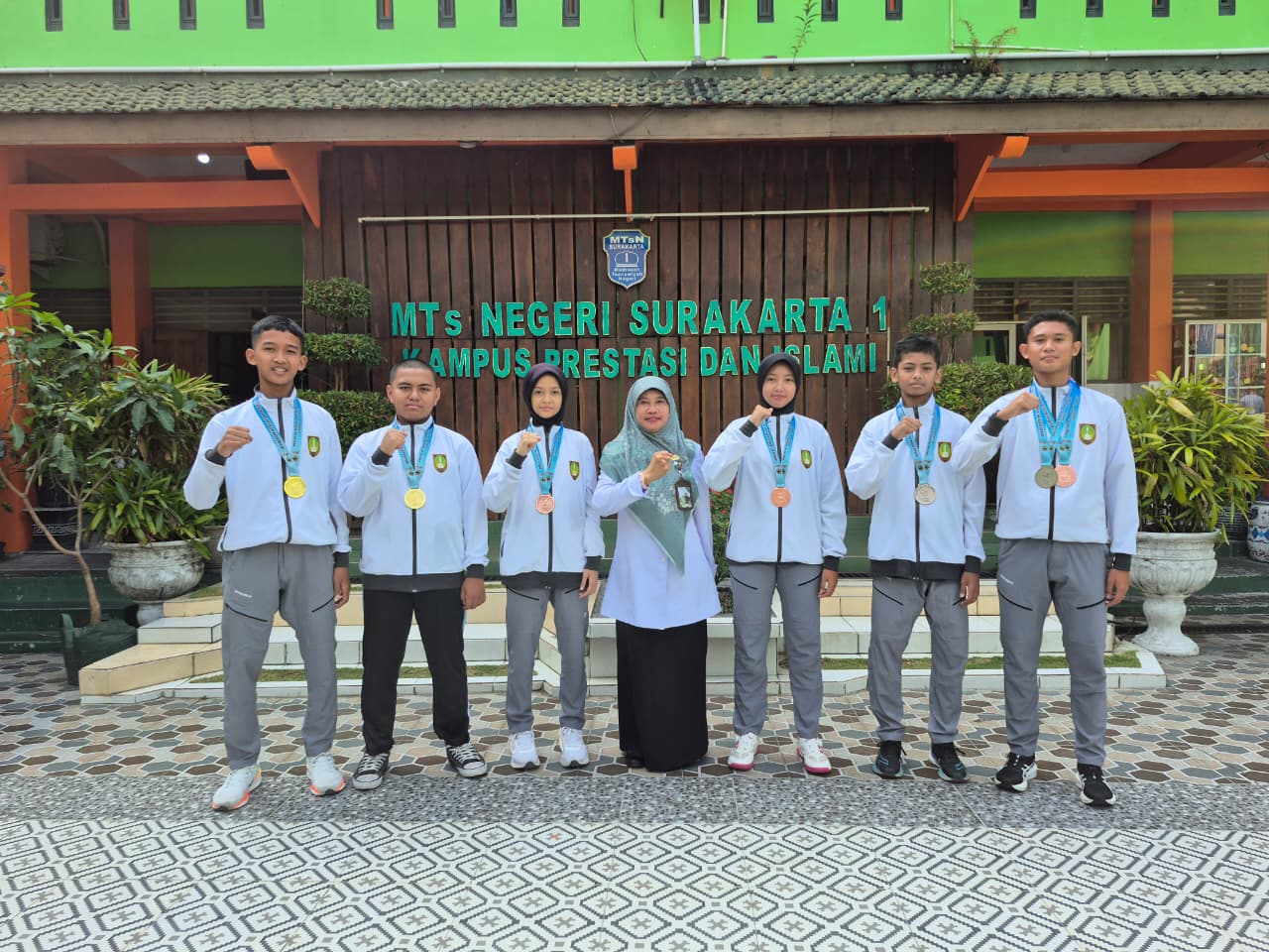 Dulang 7 Medali, Atlet MTsN Surakarta 1 Tampil Gemilang di Popda Provinsi 2026