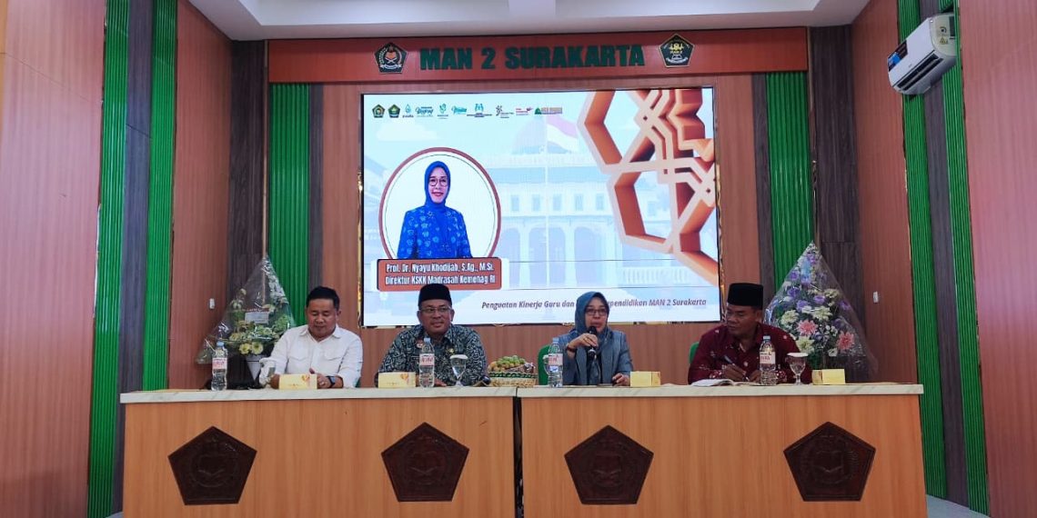 Direktur KSKK Kemenag RI Beri Penguatan Di MAN 2 Surakarta: “Kinerja Meningkat, Madrasah Hebat”